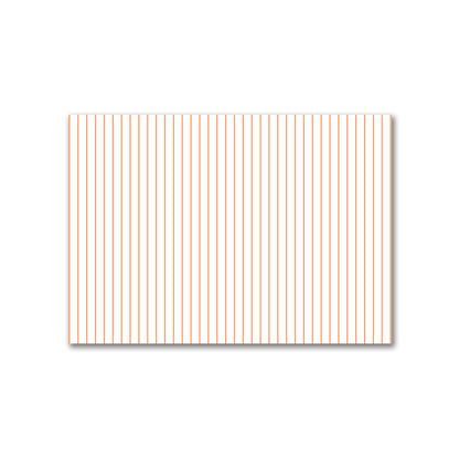 Off-White Cotton Canvas Fabric with Fine Orange Stripes, FACC-1380-151