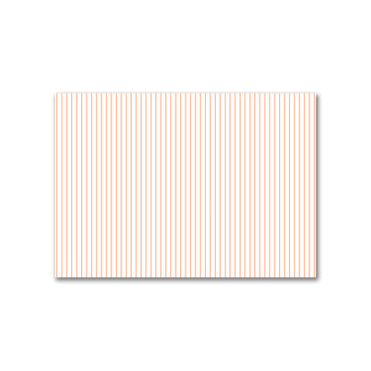 Off-White Cotton Canvas Fabric with Fine Orange Stripes, FACC-1380-151