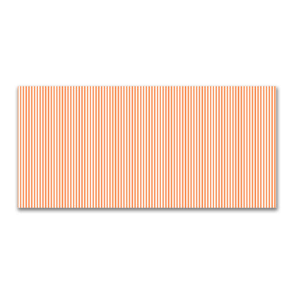 Off-White Cotton Canvas Fabric with Thin Orange Bars, FACC-1380-241