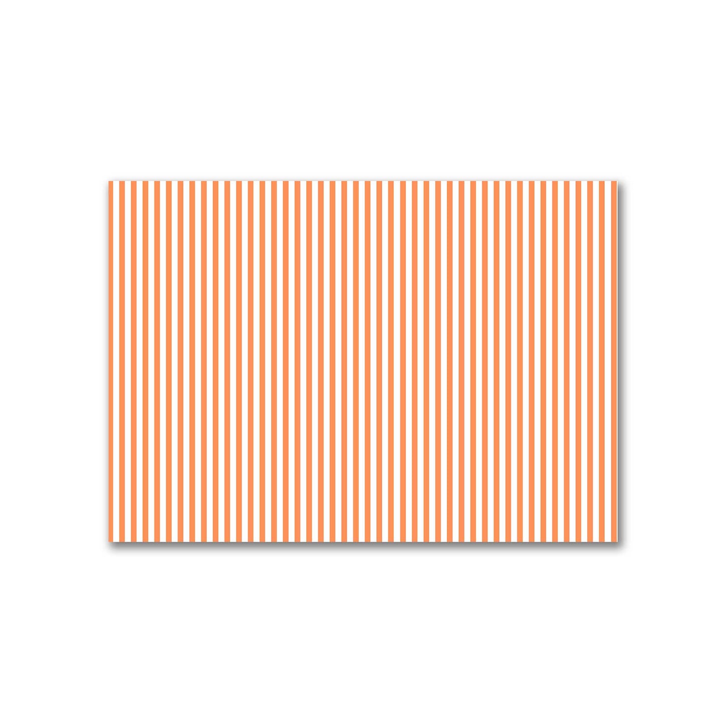 Off-White Cotton Canvas Fabric with Thin Orange Bars, FACC-1380-241