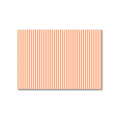 Off-White Cotton Canvas Fabric with Thin Orange Bars, FACC-1380-241