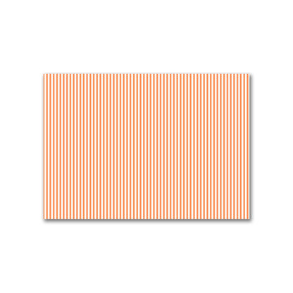Off-White Cotton Canvas Fabric with Thin Orange Bars, FACC-1380-241
