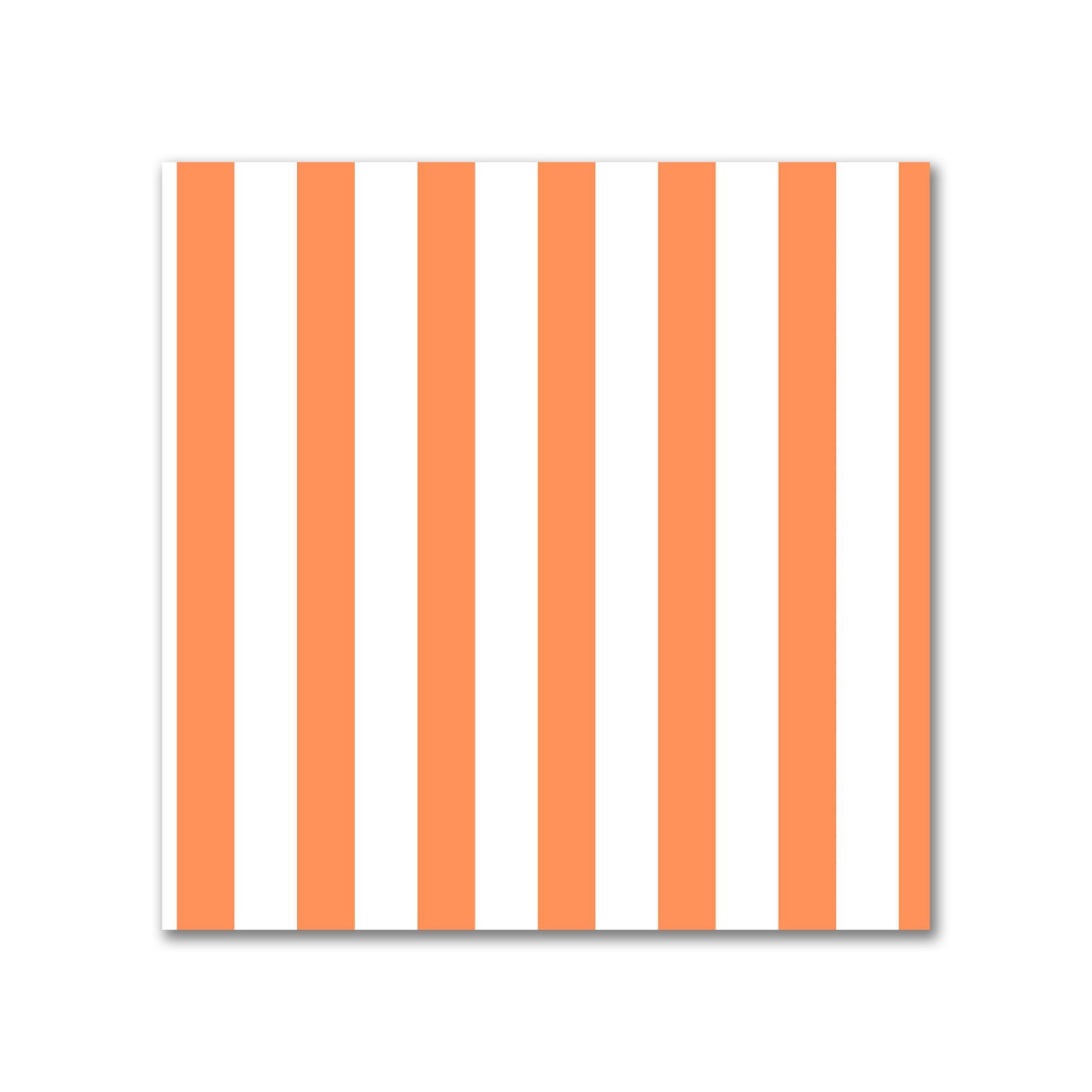 Off-White Cotton Canvas Fabric with Thin Orange Bars, FACC-1380-241