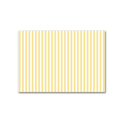 Off-White Cotton Canvas Fabric with Yellow Bars, FACC-1381-051