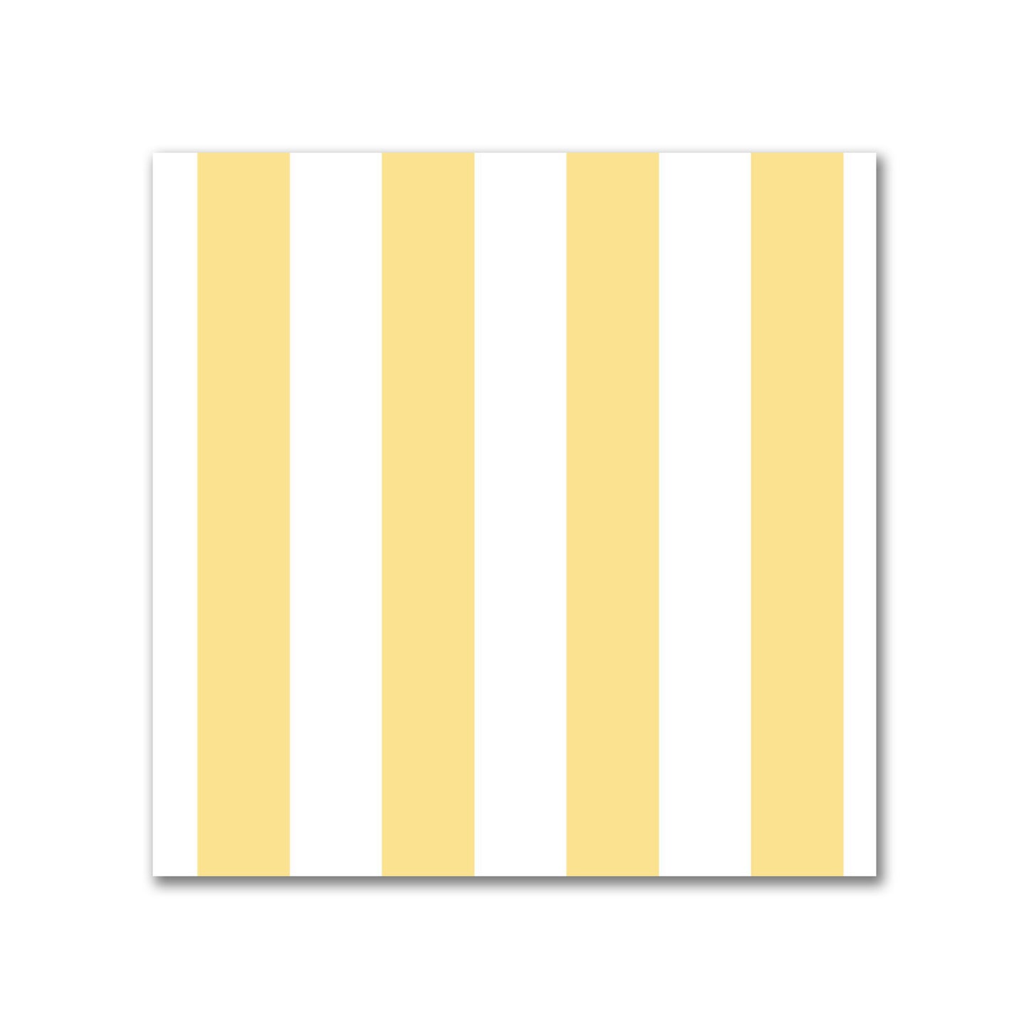 Off-White Cotton Canvas Fabric with Yellow Bars, FACC-1381-051