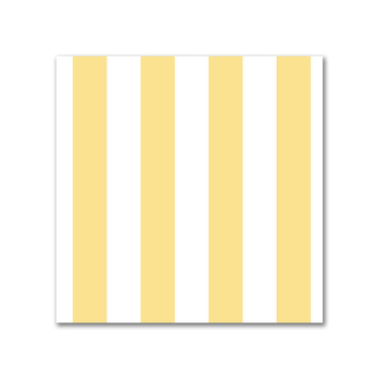Off-White Cotton Canvas Fabric with Yellow Bars, FACC-1381-051