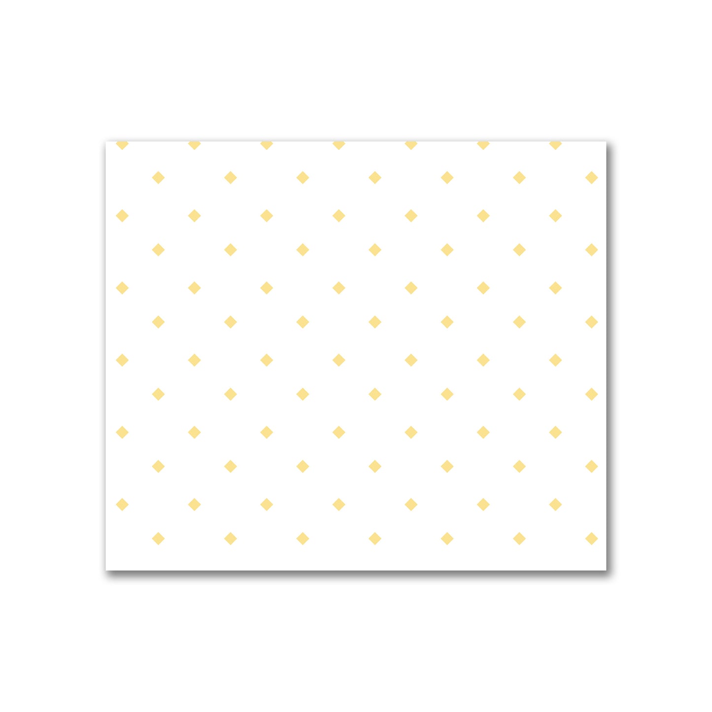 Off-White Cotton Canvas Fabric with Yellow Diamonds, FACC-1381-101