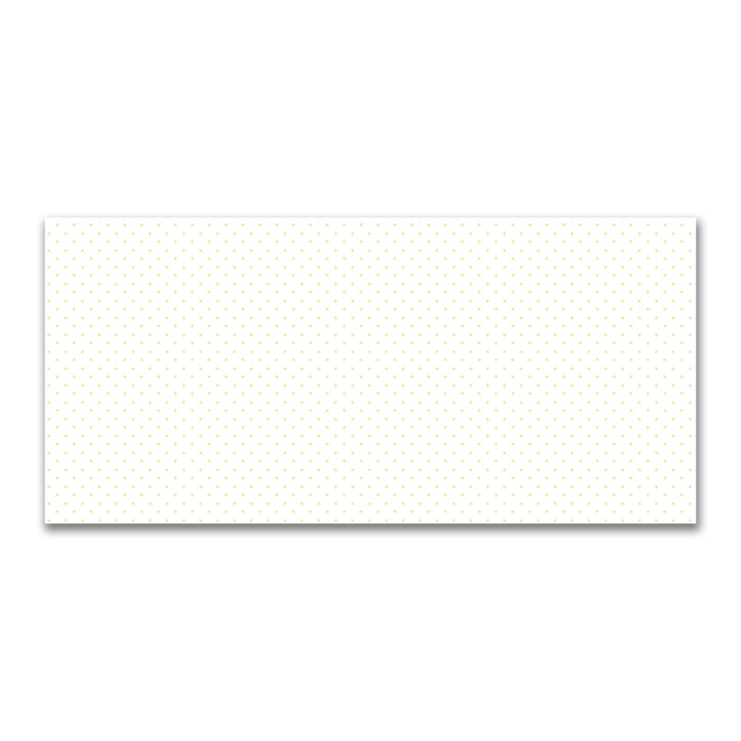 Off-White Cotton Canvas Fabric with Yellow Diamonds, FACC-1381-101