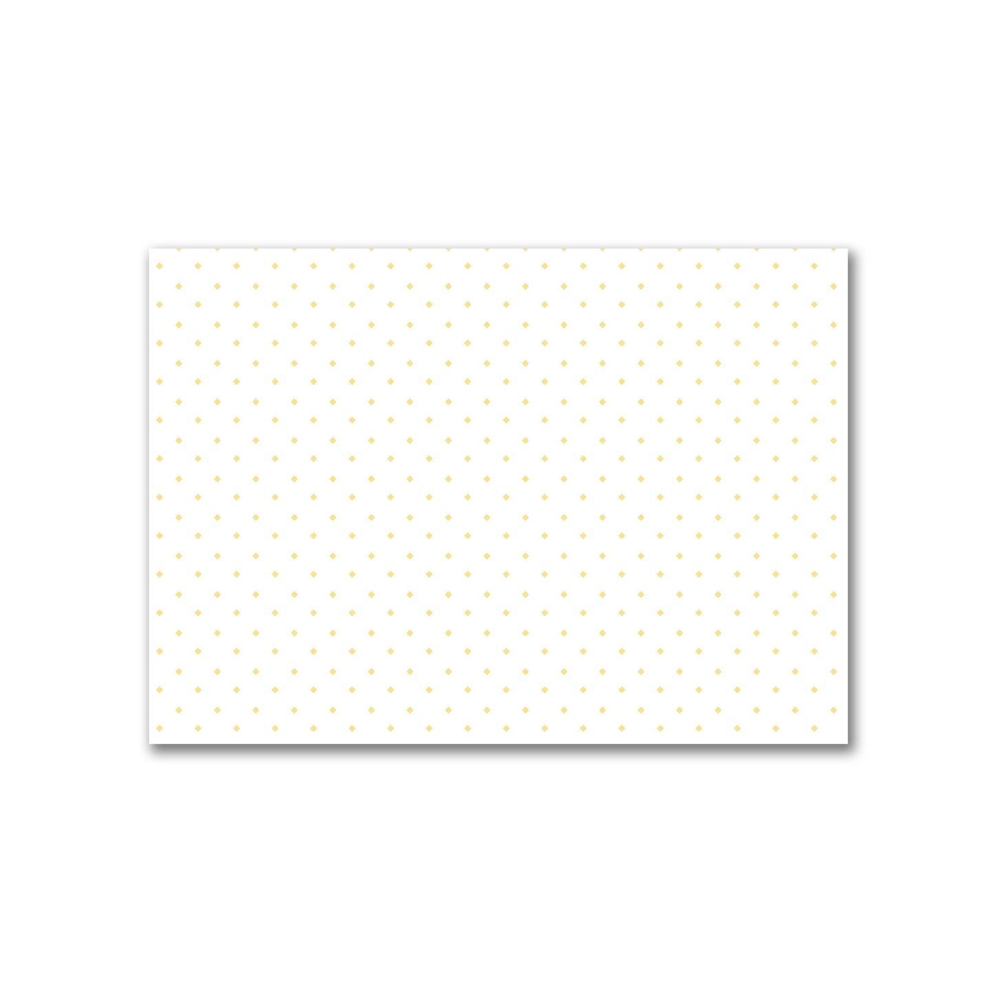 Off-White Cotton Canvas Fabric with Yellow Diamonds, FACC-1381-101