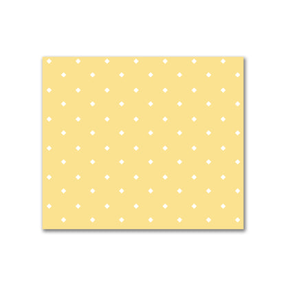 Yellow Cotton Canvas Fabric with Off-White Diamonds on Yellow, FACC-1381-102