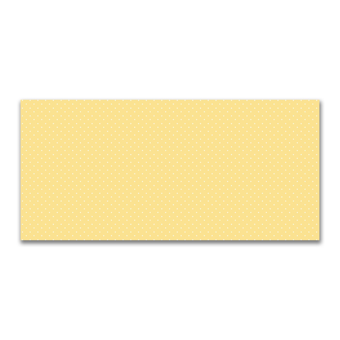 Yellow Cotton Canvas Fabric with Off-White Diamonds on Yellow, FACC-1381-102