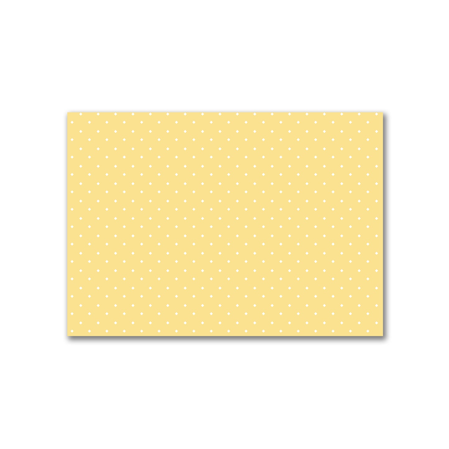 Yellow Cotton Canvas Fabric with Off-White Diamonds on Yellow, FACC-1381-102