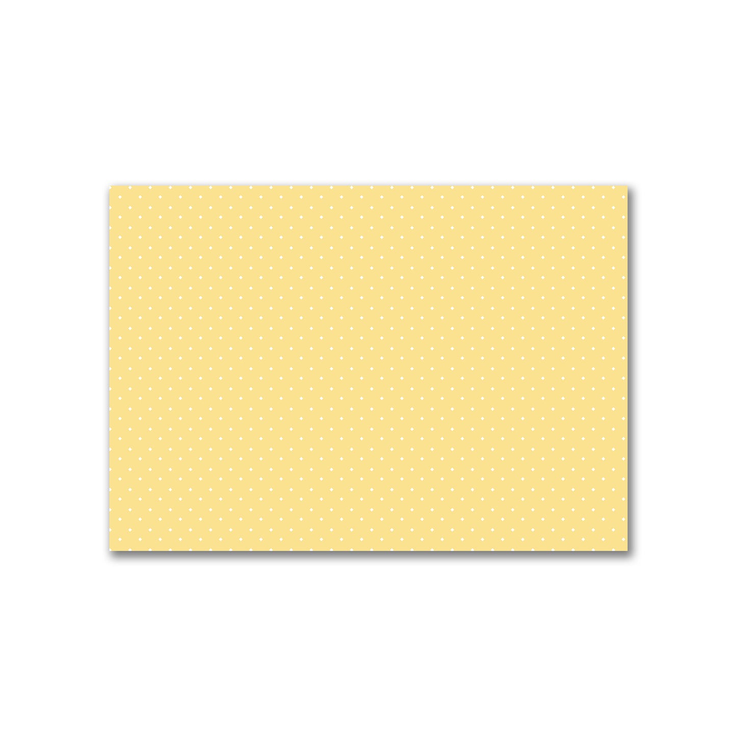 Yellow Cotton Canvas Fabric with Off-White Diamonds on Yellow, FACC-1381-102