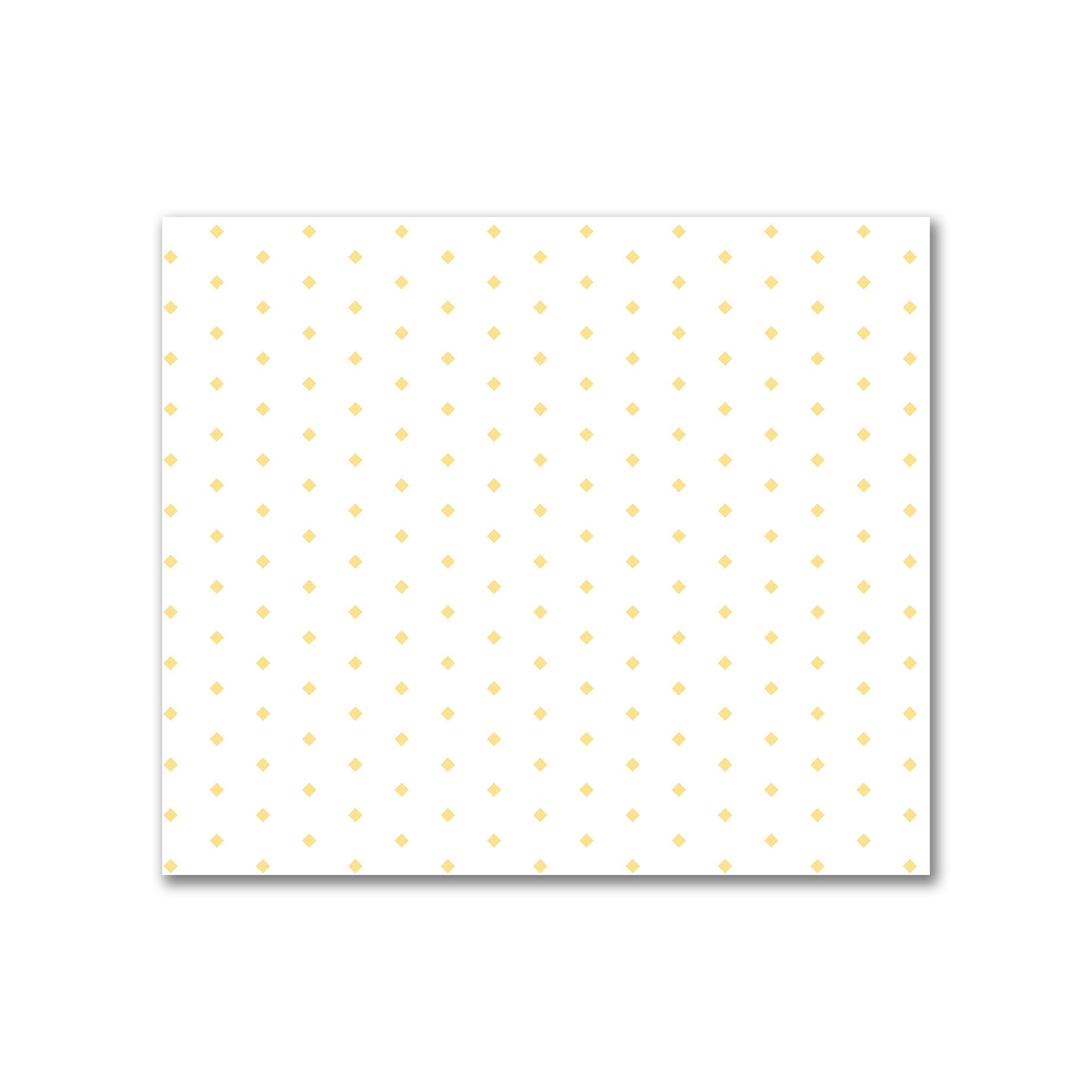 Off-White Cotton Canvas Fabric with Fine Yellow Diamonds, FACC-1381-111