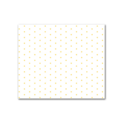 Off-White Cotton Canvas Fabric with Fine Yellow Diamonds, FACC-1381-111