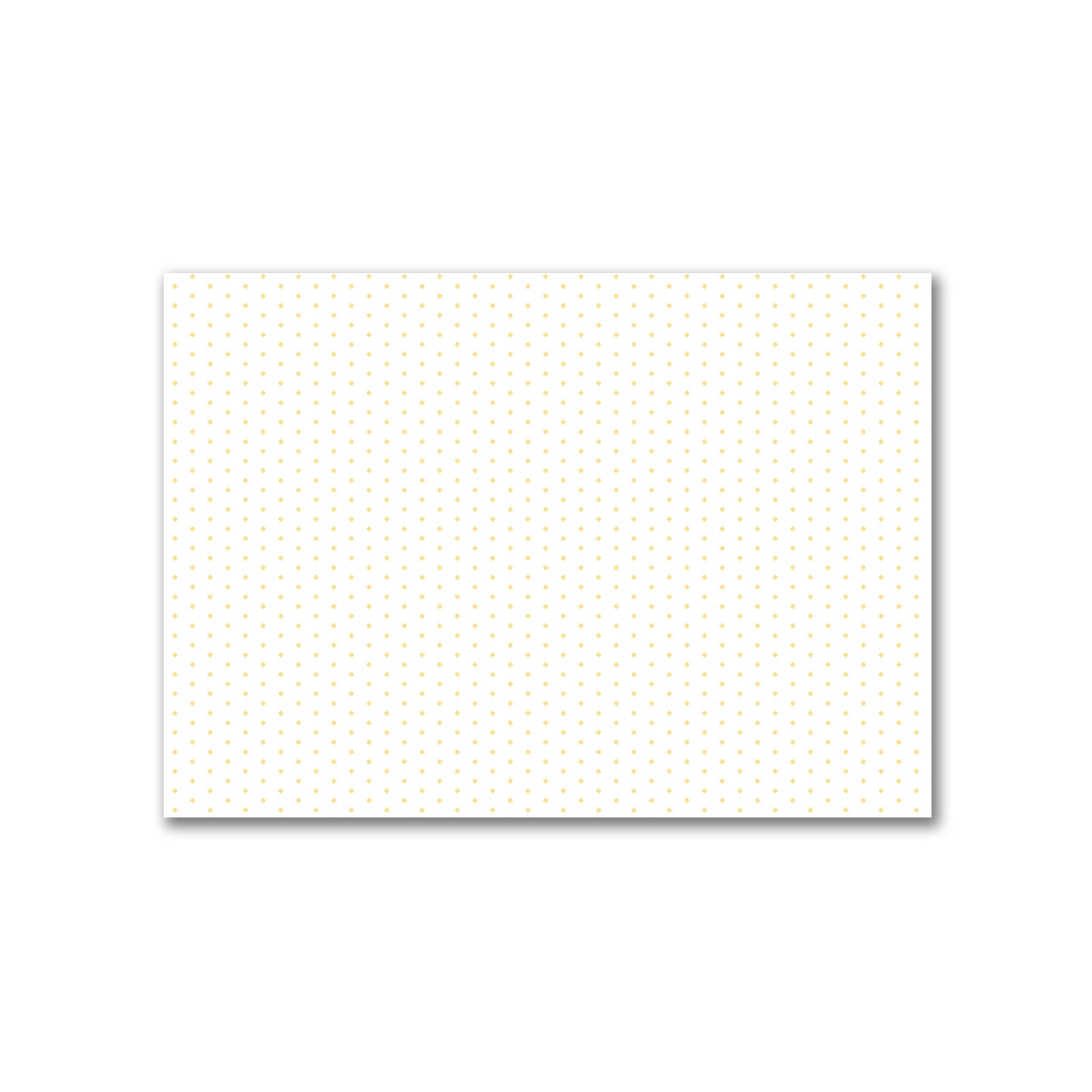 Off-White Cotton Canvas Fabric with Fine Yellow Diamonds, FACC-1381-111