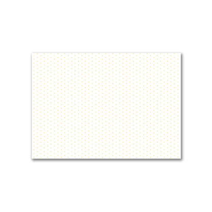 Off-White Cotton Canvas Fabric with Fine Yellow Diamonds, FACC-1381-111