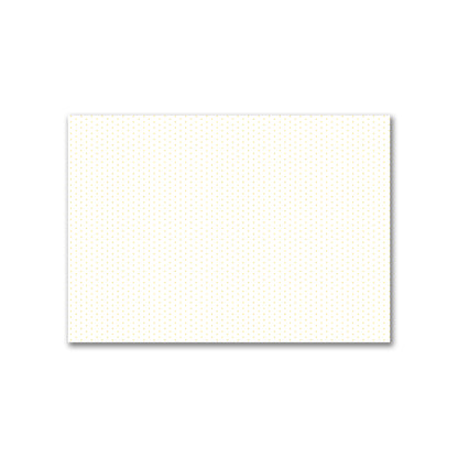 Off-White Cotton Canvas Fabric with Fine Yellow Diamonds, FACC-1381-111