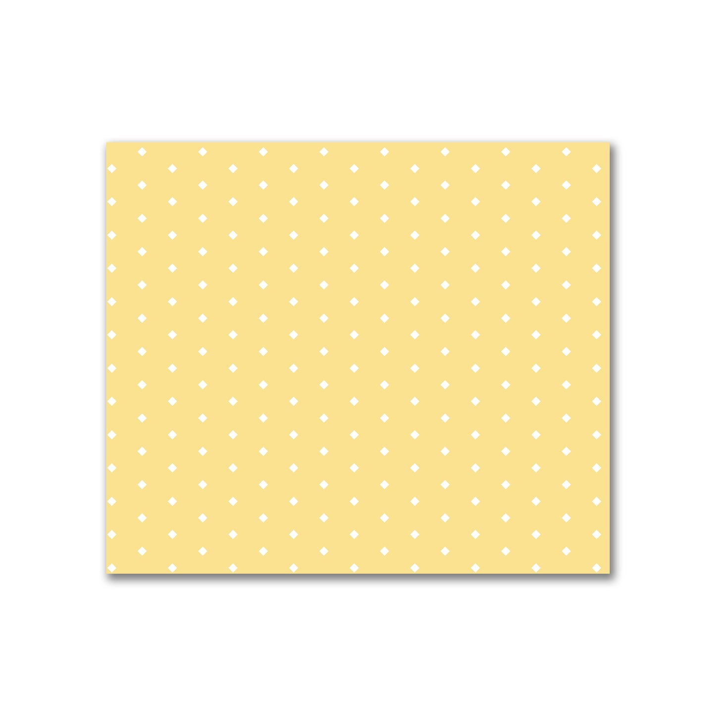 Yellow Cotton Canvas Fabric with Fine Off-White Diamonds on Yellow, FACC-1381-112