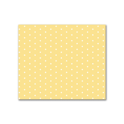 Yellow Cotton Canvas Fabric with Fine Off-White Diamonds on Yellow, FACC-1381-112