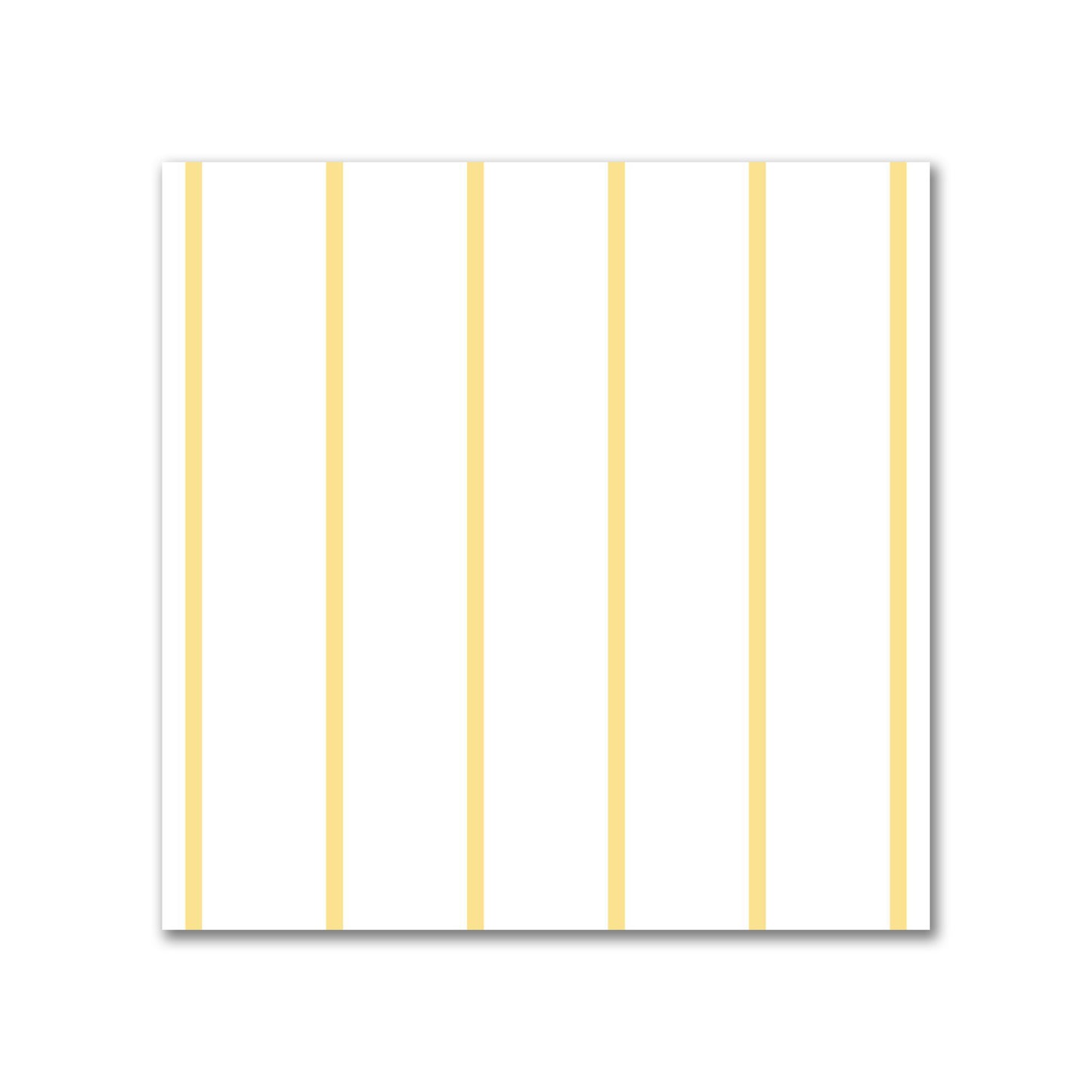 Off-White Cotton Canvas Fabric with Fine Yellow Stripes, FACC-1381-151