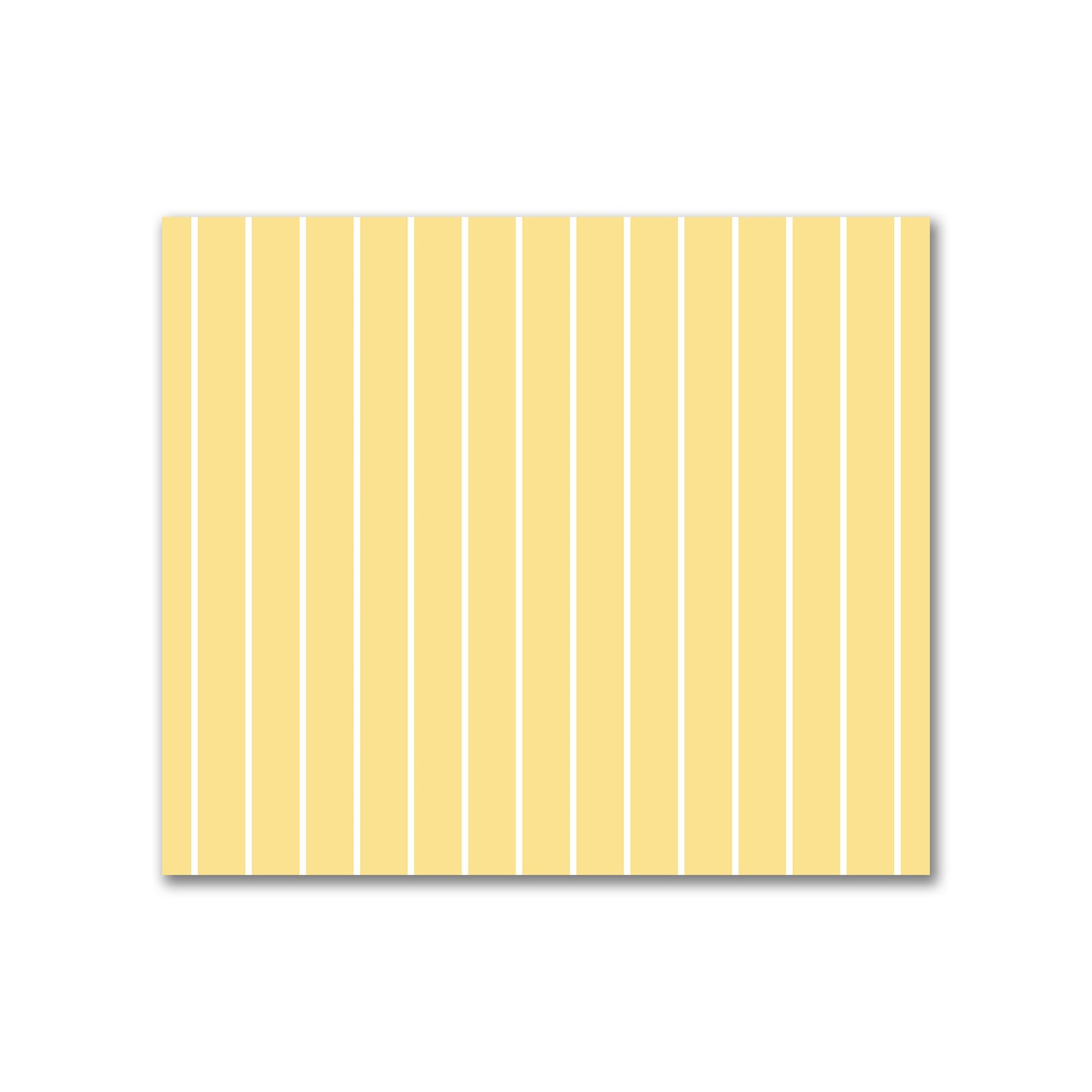 Yellow Cotton Canvas Fabric with Fine Off-White Stripes on Yellow, FACC-1381-152