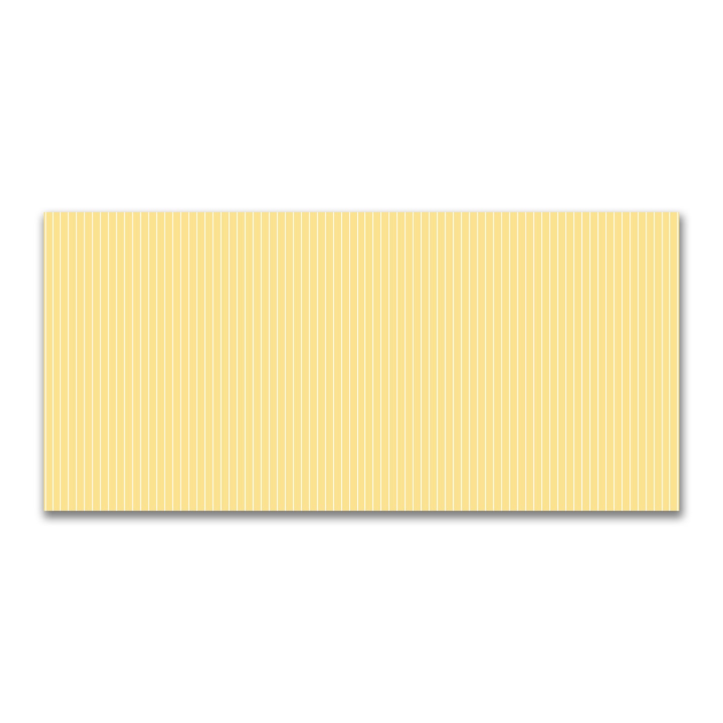 Yellow Cotton Canvas Fabric with Fine Off-White Stripes on Yellow, FACC-1381-152