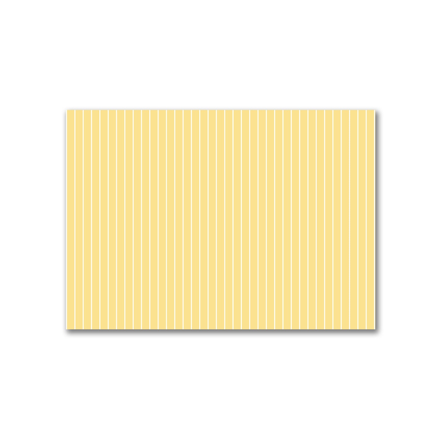 Yellow Cotton Canvas Fabric with Fine Off-White Stripes on Yellow, FACC-1381-152
