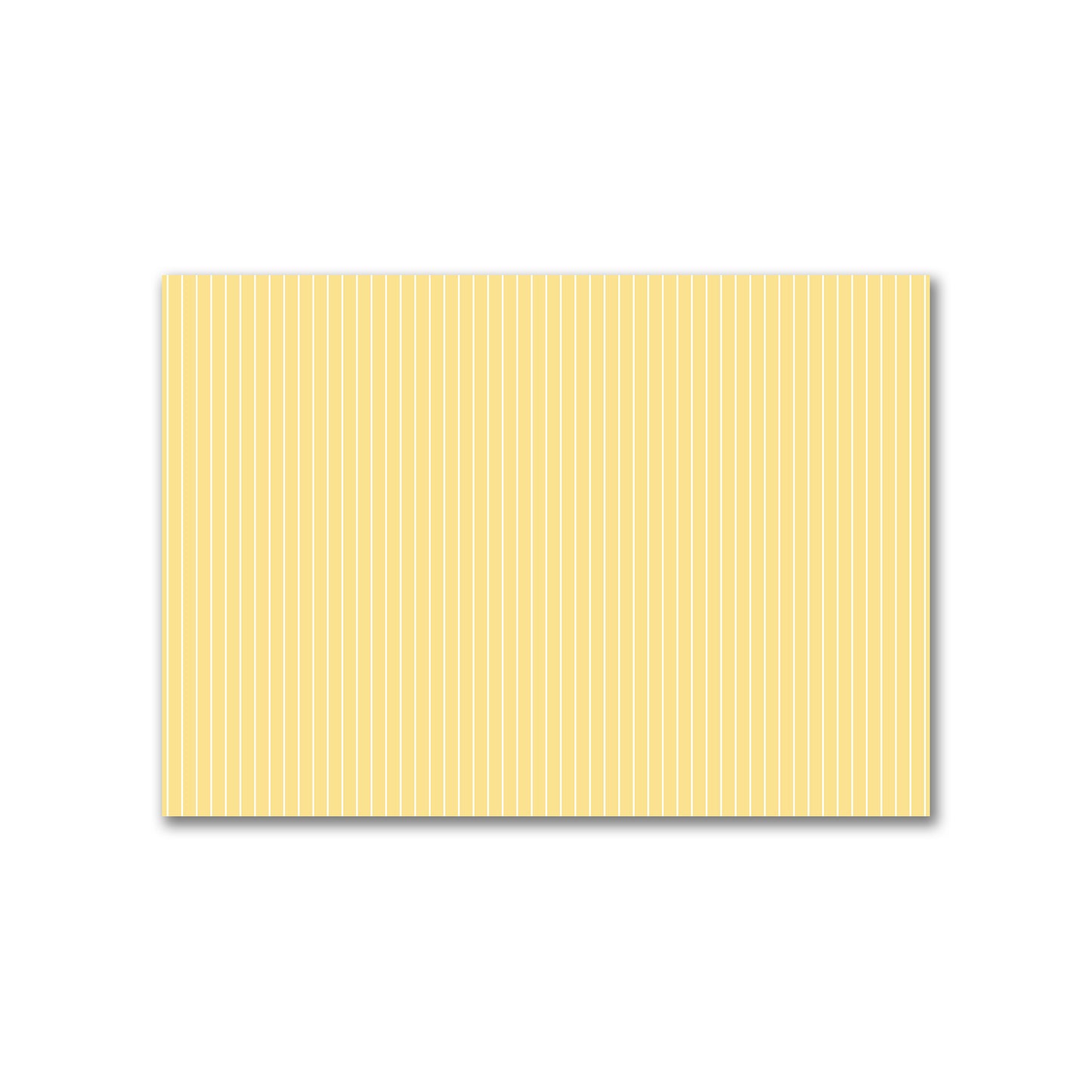 Yellow Cotton Canvas Fabric with Fine Off-White Stripes on Yellow, FACC-1381-152
