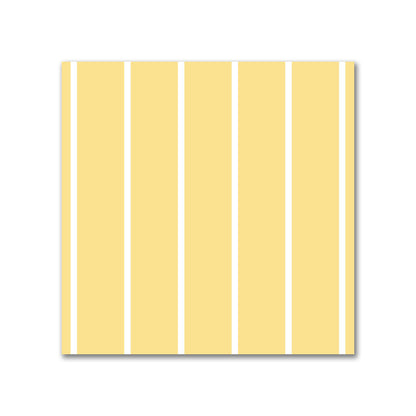 Yellow Cotton Canvas Fabric with Fine Off-White Stripes on Yellow, FACC-1381-152