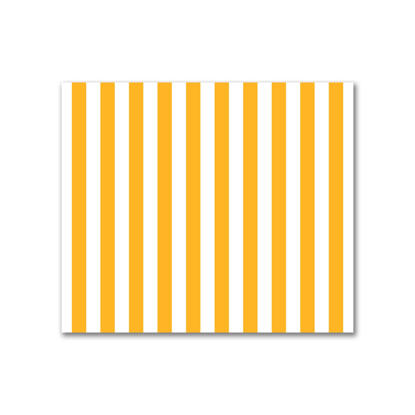 Off-White Cotton Canvas Fabric with Yellow-Orange Bars, FACC-1390-051