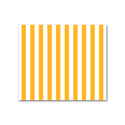 Off-White Cotton Canvas Fabric with Yellow-Orange Bars, FACC-1390-051