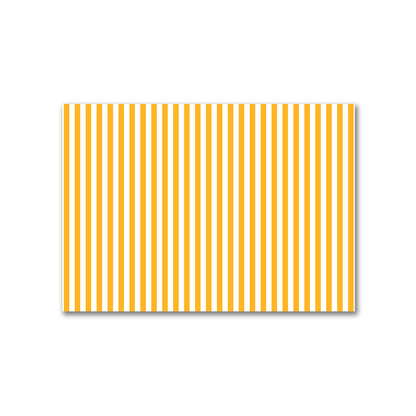Off-White Cotton Canvas Fabric with Yellow-Orange Bars, FACC-1390-051