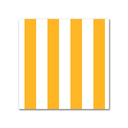 Off-White Cotton Canvas Fabric with Yellow-Orange Bars, FACC-1390-051