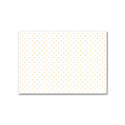 Off-White Cotton Canvas Fabric with Yellow-Orange Diamonds, FACC-1390-101