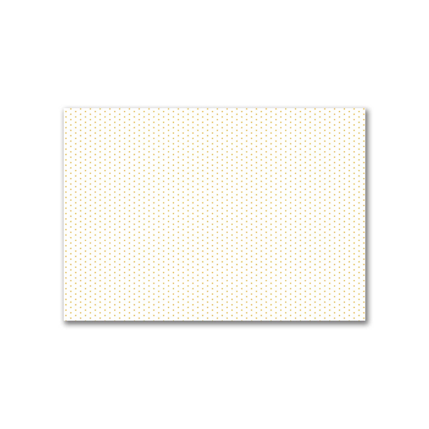 Off-White Cotton Canvas Fabric with Fine Yellow-Orange Diamonds, FACC-1390-111