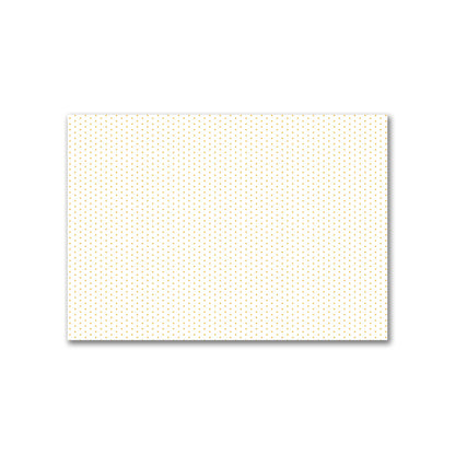 Off-White Cotton Canvas Fabric with Fine Yellow-Orange Diamonds, FACC-1390-111