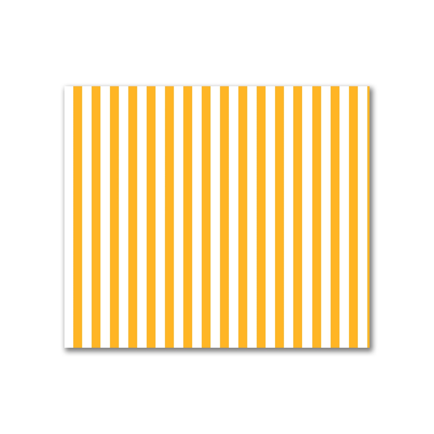 Off-White Cotton Canvas Fabric with Thin Yellow-Orange Bars, FACC-1390-241