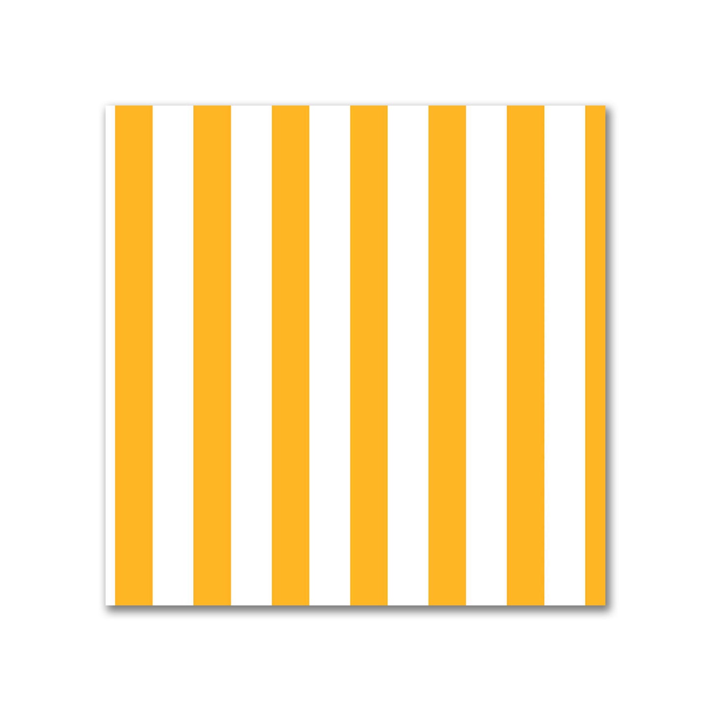 Off-White Cotton Canvas Fabric with Thin Yellow-Orange Bars, FACC-1390-241