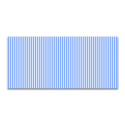 Off-White Cotton Canvas Fabric with Blue Bars, FACC-1400-051