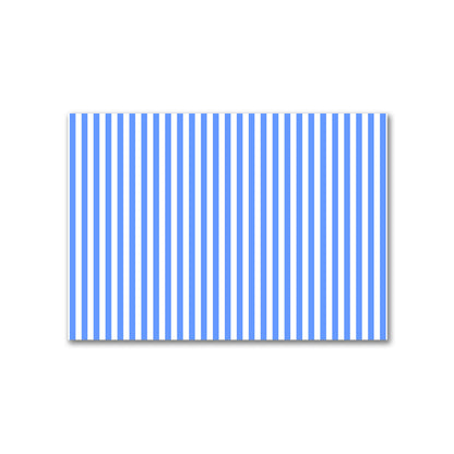 Off-White Cotton Canvas Fabric with Blue Bars, FACC-1400-051