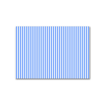 Off-White Cotton Canvas Fabric with Blue Bars, FACC-1400-051