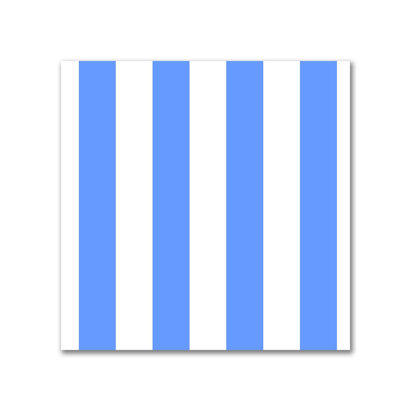 Off-White Cotton Canvas Fabric with Blue Bars, FACC-1400-051