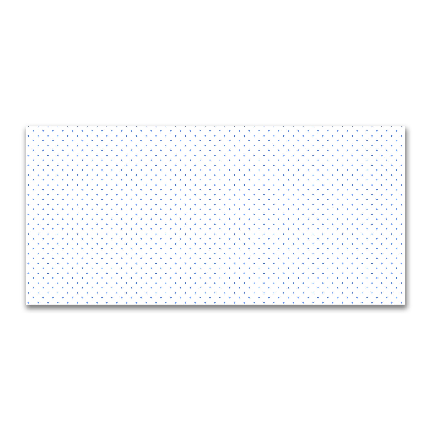 Off-White Cotton Canvas Fabric with Blue Diamonds, FACC-1400-101