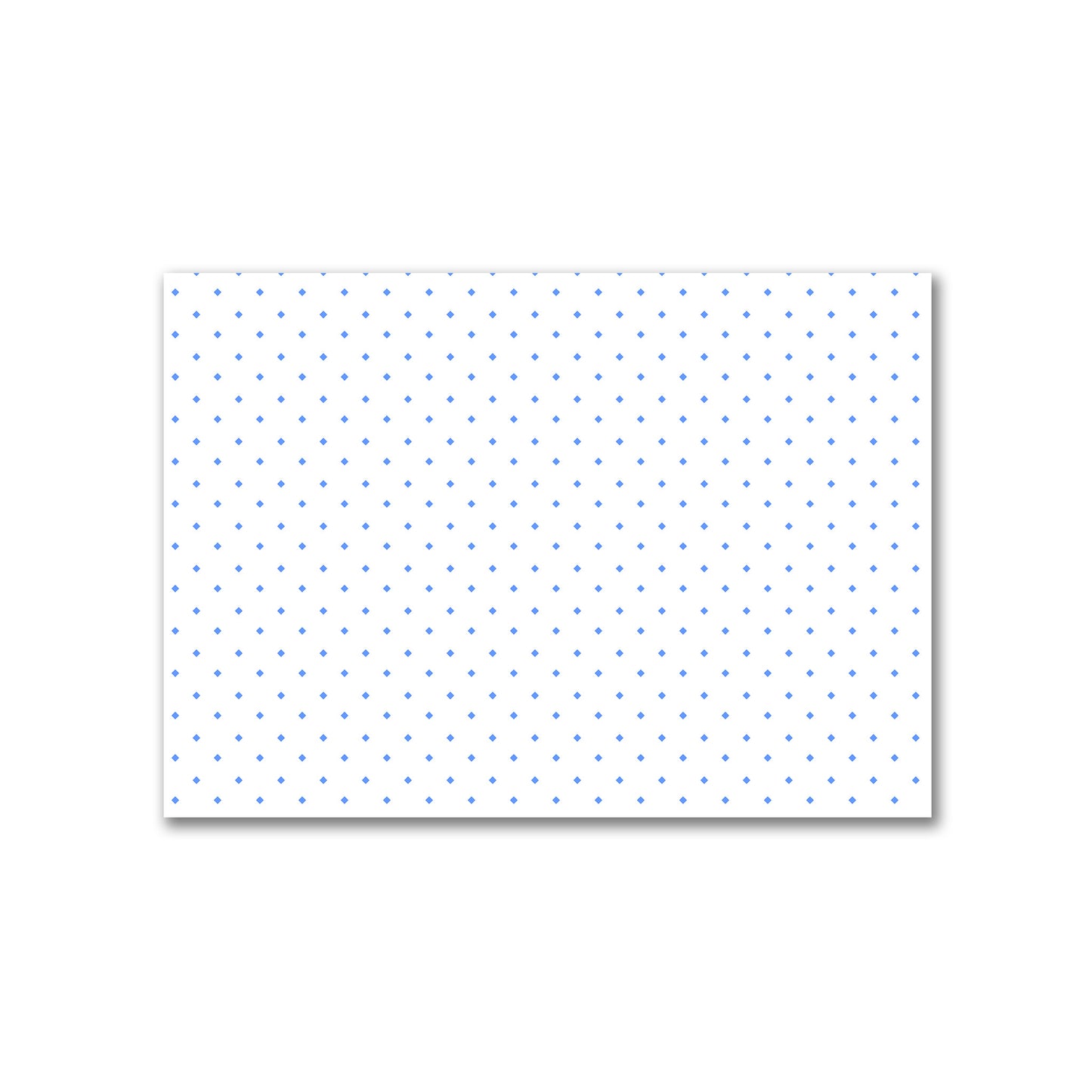 Off-White Cotton Canvas Fabric with Blue Diamonds, FACC-1400-101
