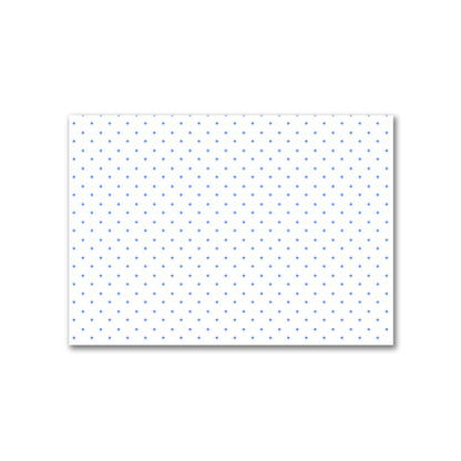Off-White Cotton Canvas Fabric with Blue Diamonds, FACC-1400-101