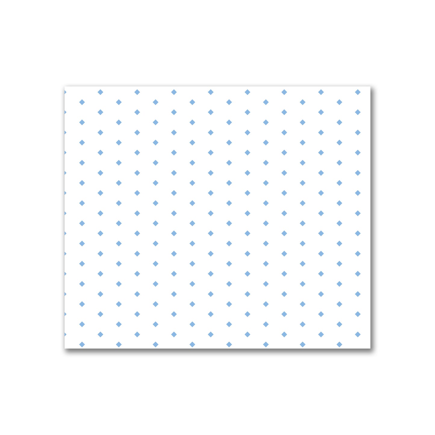 Off-White Cotton Canvas Fabric with Fine Blue Diamonds, FACC-1400-111