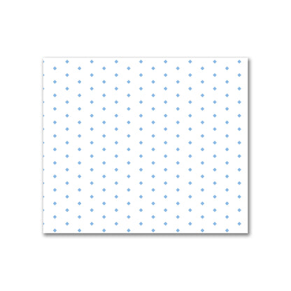 Off-White Cotton Canvas Fabric with Fine Blue Diamonds, FACC-1400-111