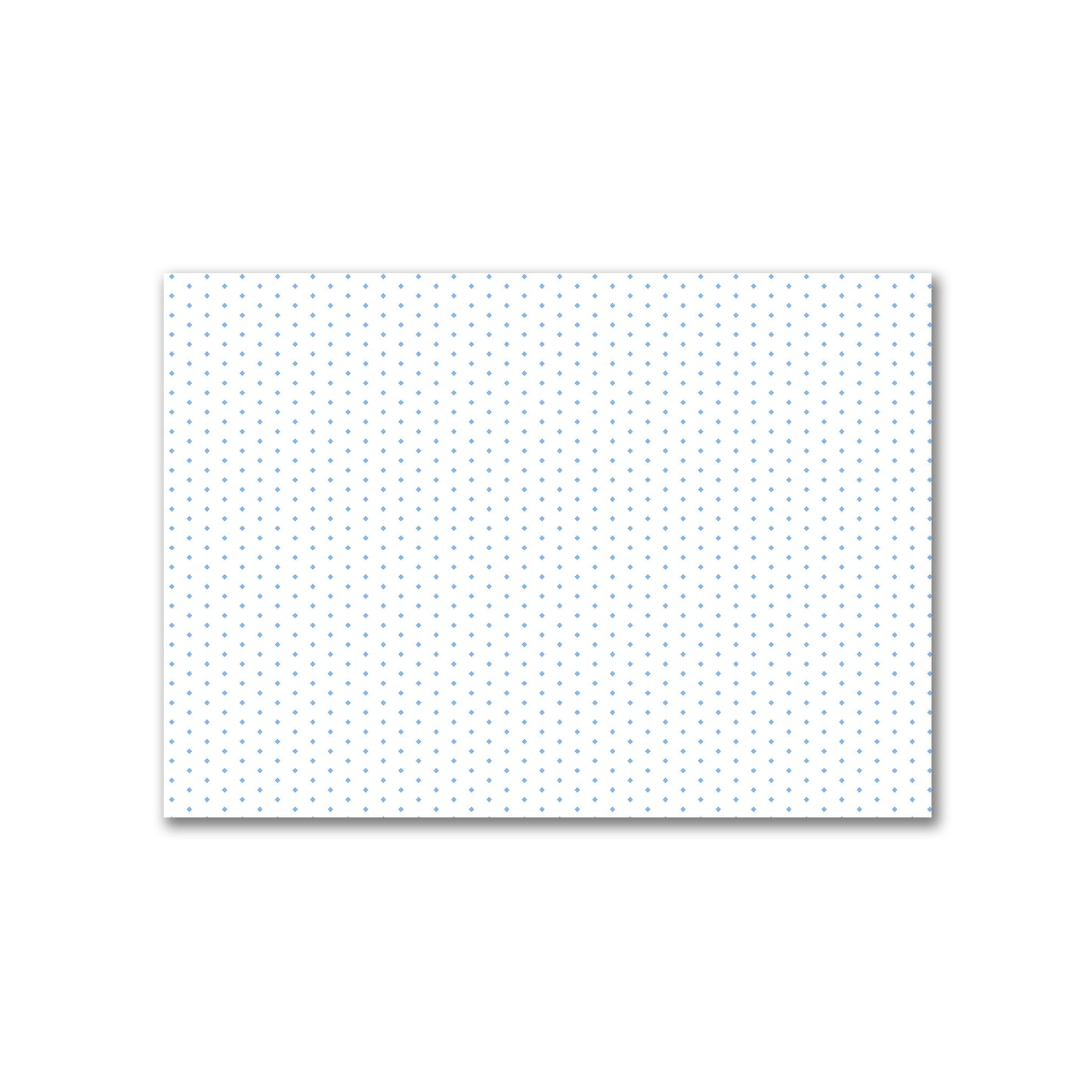Off-White Cotton Canvas Fabric with Fine Blue Diamonds, FACC-1400-111