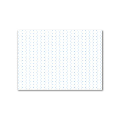 Off-White Cotton Canvas Fabric with Fine Blue Diamonds, FACC-1400-111